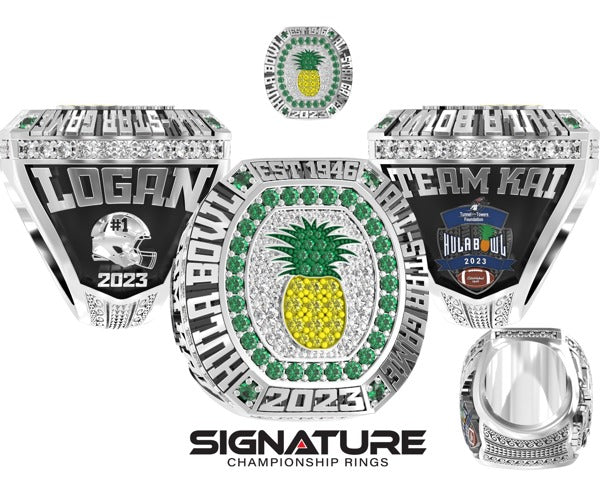 Hula Bowl Football 2023 Championship Ring