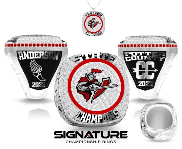 Potter County Battlers Cross Country -Women's 2023 Championship Ring