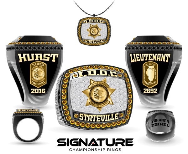 John Hurst (Yohanan Israel) 1989 Police Retirement Ring