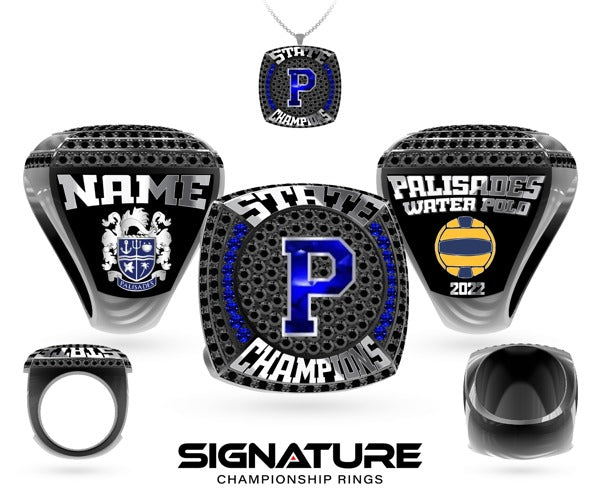 Palisades Charter High School Water Polo -Men's 2023 Championship Ring