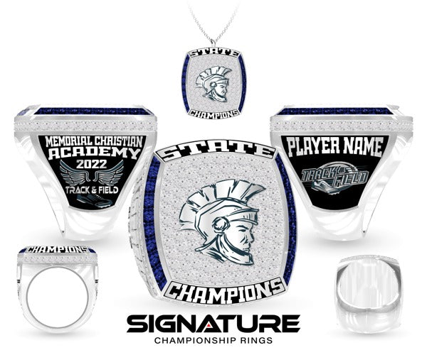 Memorial Christian Academy Track &amp; Field -Men's 2022 Championship Ring