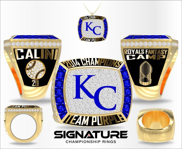 Calini Royals Fantasy Camp 2014 Championship Ring