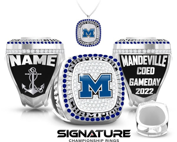 Mandeville High School Cheer 2022 Championship Ring