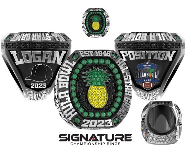 Hula Bowl Football 2023 Officials Championship Ring
