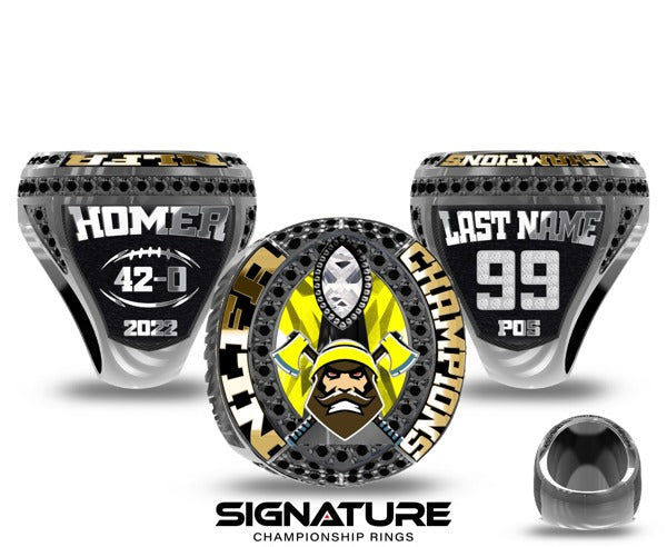 Homer Lumberjacks Football 2022 Championship Ring