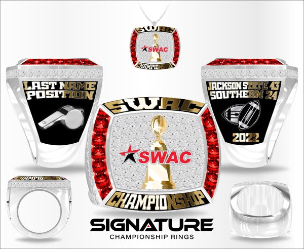 Southwestern Athletic Conference Football Officials 2022 Championship Ring