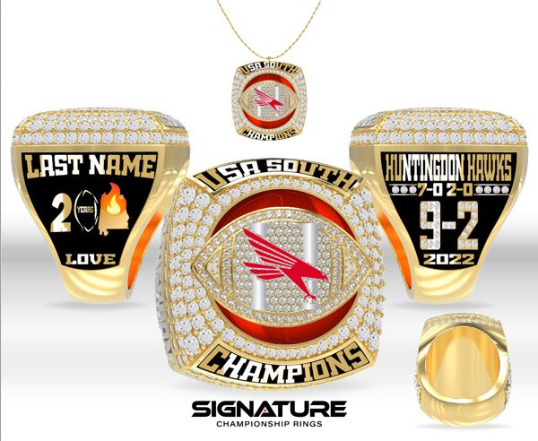 Huntingdon College Cheer 2022 Championship Ring
