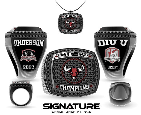Matilda Torres High School Wrestling 2023 Championship Ring