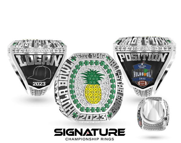 Hula Bowl Football 2023 Officials Championship Ring