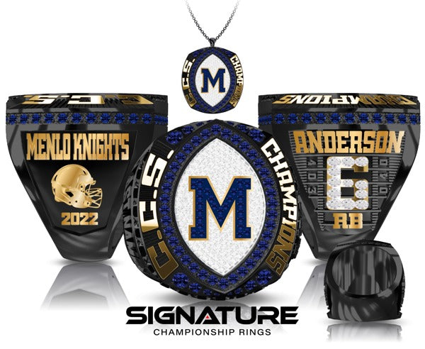 Menlo School Football 2022 Championship Ring