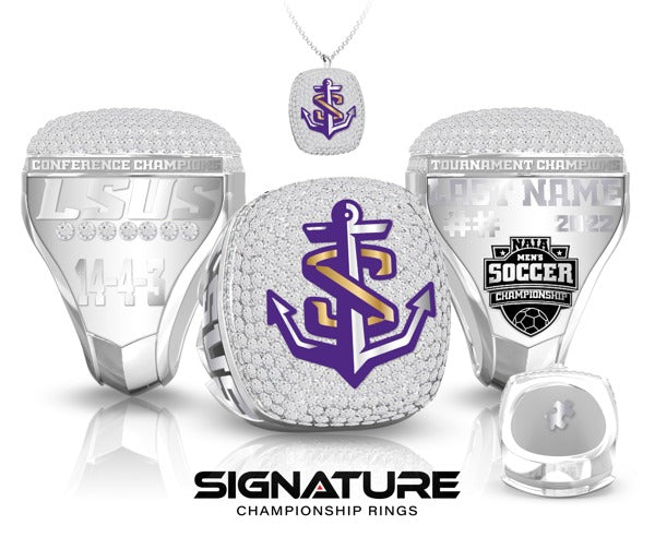 Louisiana State University Shreveport Soccer -Men's 2022 Championship Ring