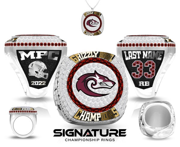 Monterey Peninsula College Football 2023 Championship Ring