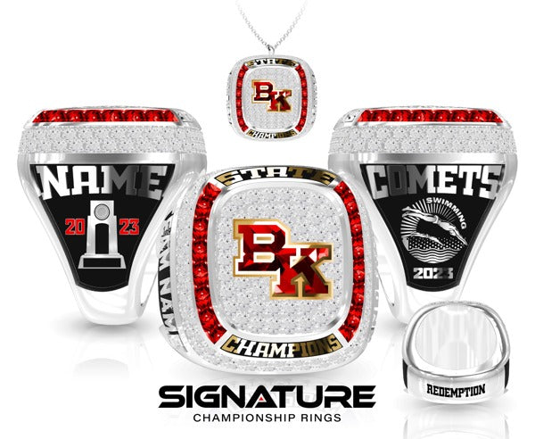 Bishop Kelley High School Swimming 2023 Championship Ring