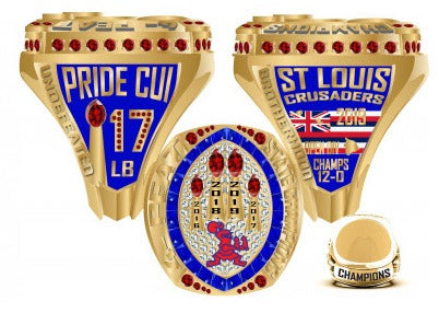 St. Louis Crusaders Football 2019 Championship Ring