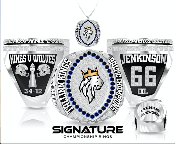 Tallinn Kings Football 2022 Championship Ring