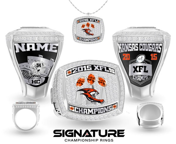 Kansas Cougars Football 2015 Championship Ring