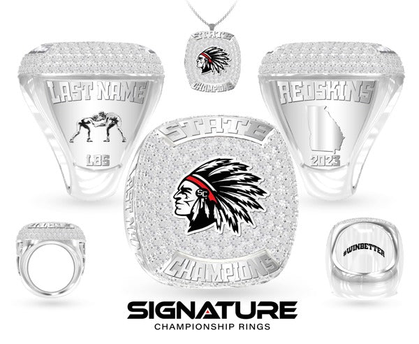 Social Circle High School Wrestling 2023 Championship Ring