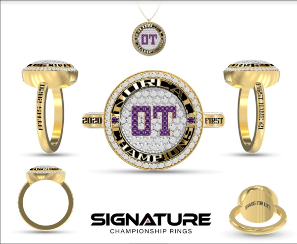 Oakland Tech Ladies Basketball Basketball 2020 Pendant