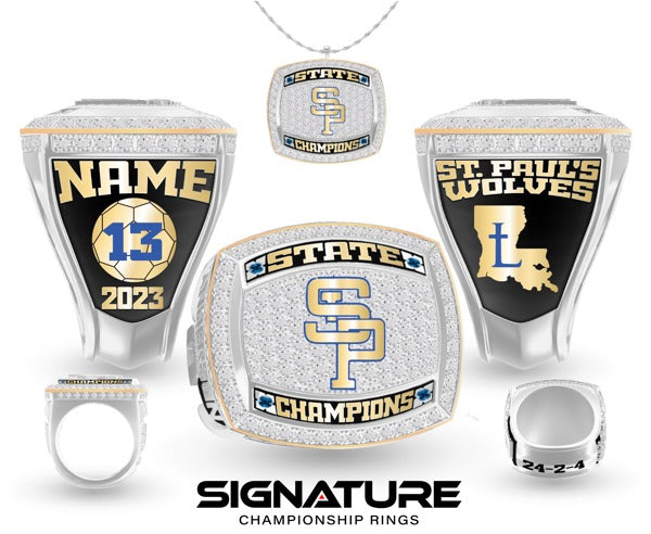 Saint Paul's School Soccer -Men's 2023 Championship Ring