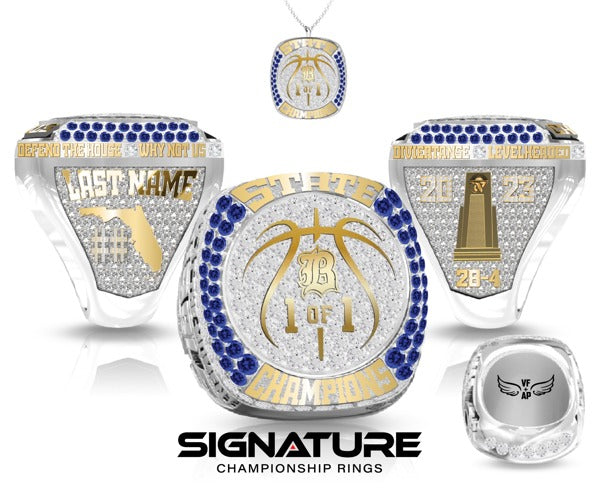 Belen Jesuit Preparatory School Basketball -Men's 2023 Championship Ring