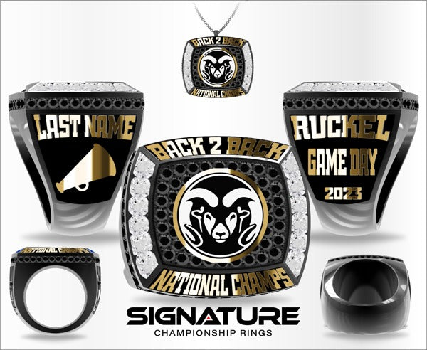 C.W. Ruckel Middle School Cheer 2023 Championship Ring