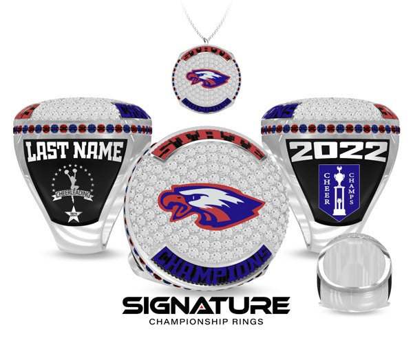 Canton-Galva Senior High School Cheer 2022 Championship Ring