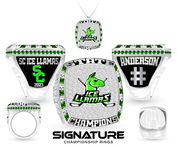 South County Ice Llamas Hockey -Men's 2023 Championship Ring