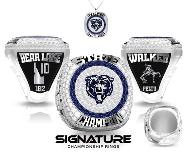 Bear Lake High School Wrestling 2023 Championship Ring
