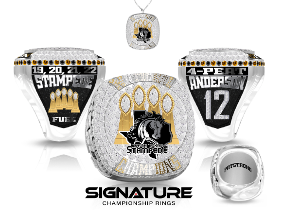 North Texas Stampede Football 2021 Championship Ring