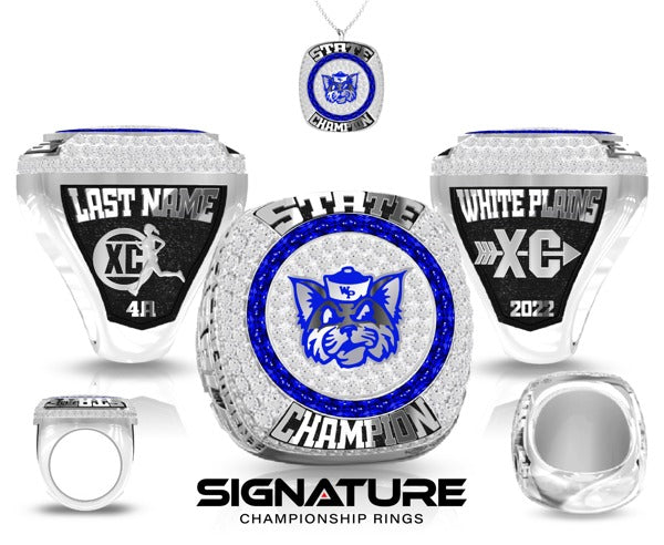 White Plains High School Cross Country -Women's 2022 Championship Ring