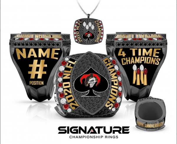 Brown County Blackjacks Football 2020 Championship Ring