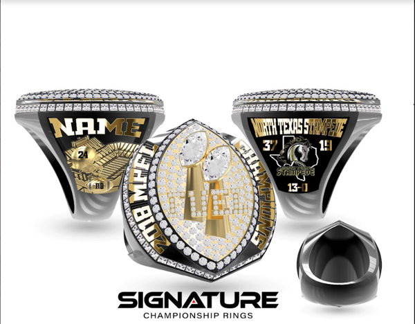 North Texas Stampede Football 2018 Championship Ring