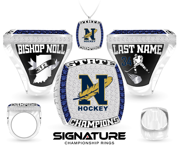 Bishop Noll Institute Hockey -Men's 2023 Championship Ring
