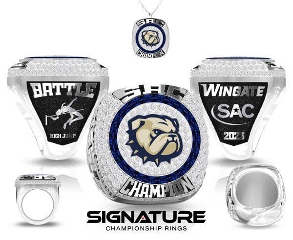 Wingate University Track &amp; Field High Jump 2023 Championship Ring