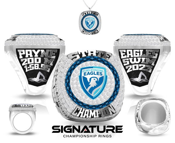 Atlanta International School Swimming 2023 State Championship Ring