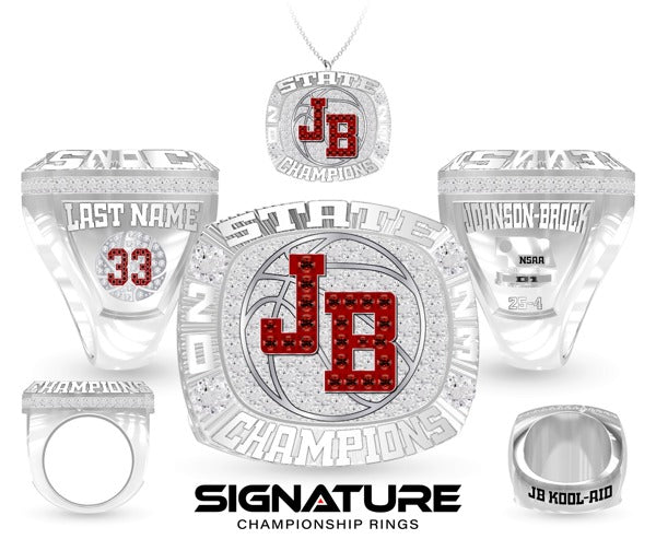 Johnson-Brock Senior High School Basketball -Men's 2023 Championship Ring