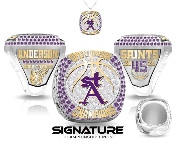 Saint Augustine High School Basketball -Men's 2023 Championship Ring