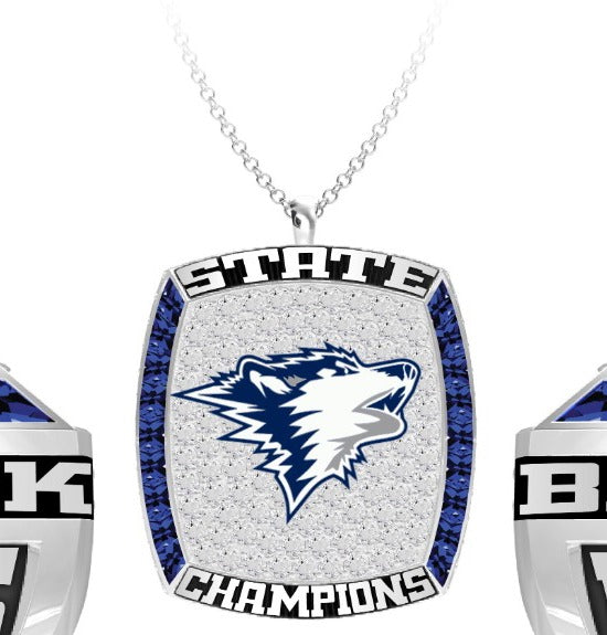 Jackson County Central High School Wrestling 2023 Pendant