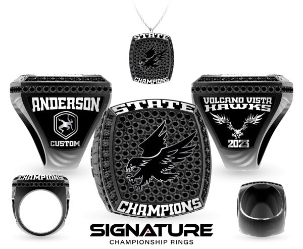 Volcano Vista High School Wrestling 2023 Championship Ring - Women's Ring