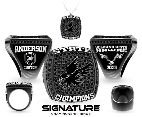 Volcano Vista High School Wrestling 2023 Championship Ring - Men's Ring