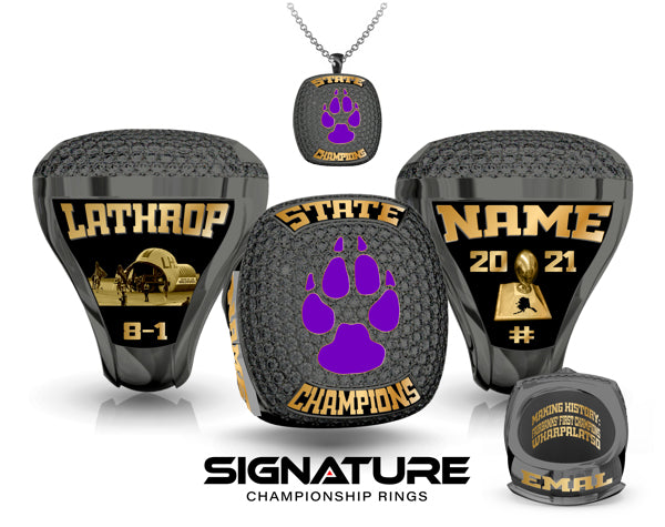 Lathrop High School Championship Ring
