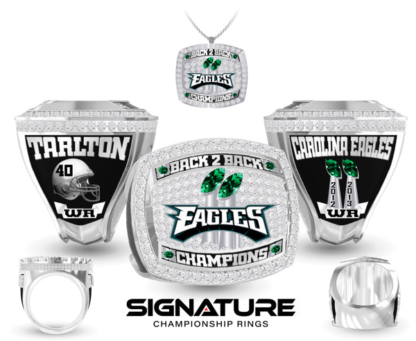 Carolina Eagles 2012-2013 Back-2-Back Championship Ring