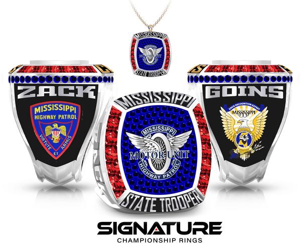 Mississippi Highway Patrol Zack Goins' Ring