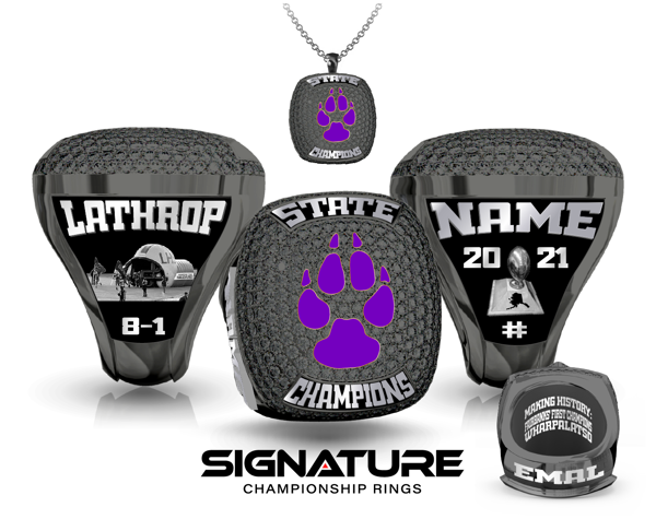 Lathrop High School Championship Ring