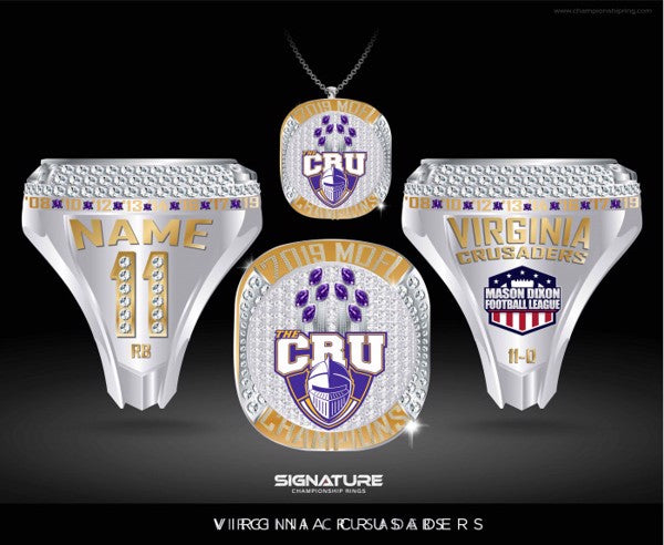 Virginia Crusaders Championship Ring