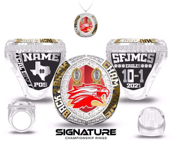 Smoking for Jesus Ministry Christian School Championship Ring