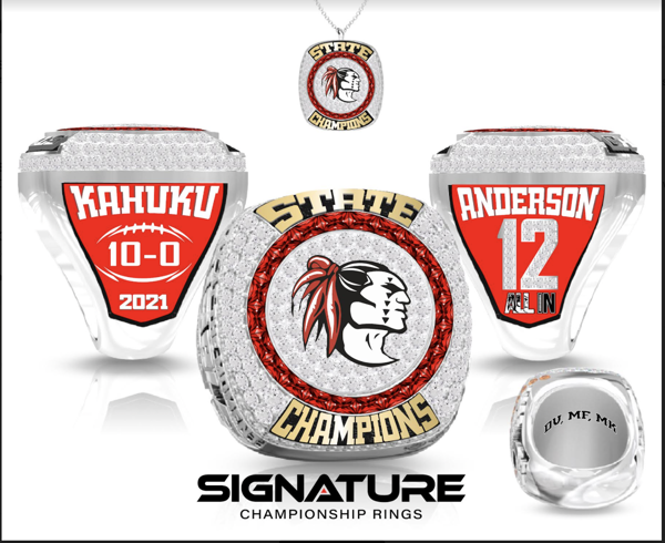 Kahuku High School Championship Ring
