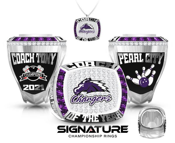 Pearl City High School Bowling Pendant