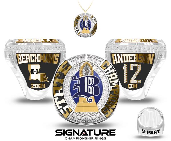 Berchmans Academy of the Sacred Heart Championship Ring