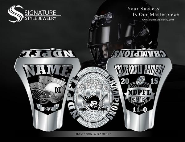 California Raiders Championship Ring